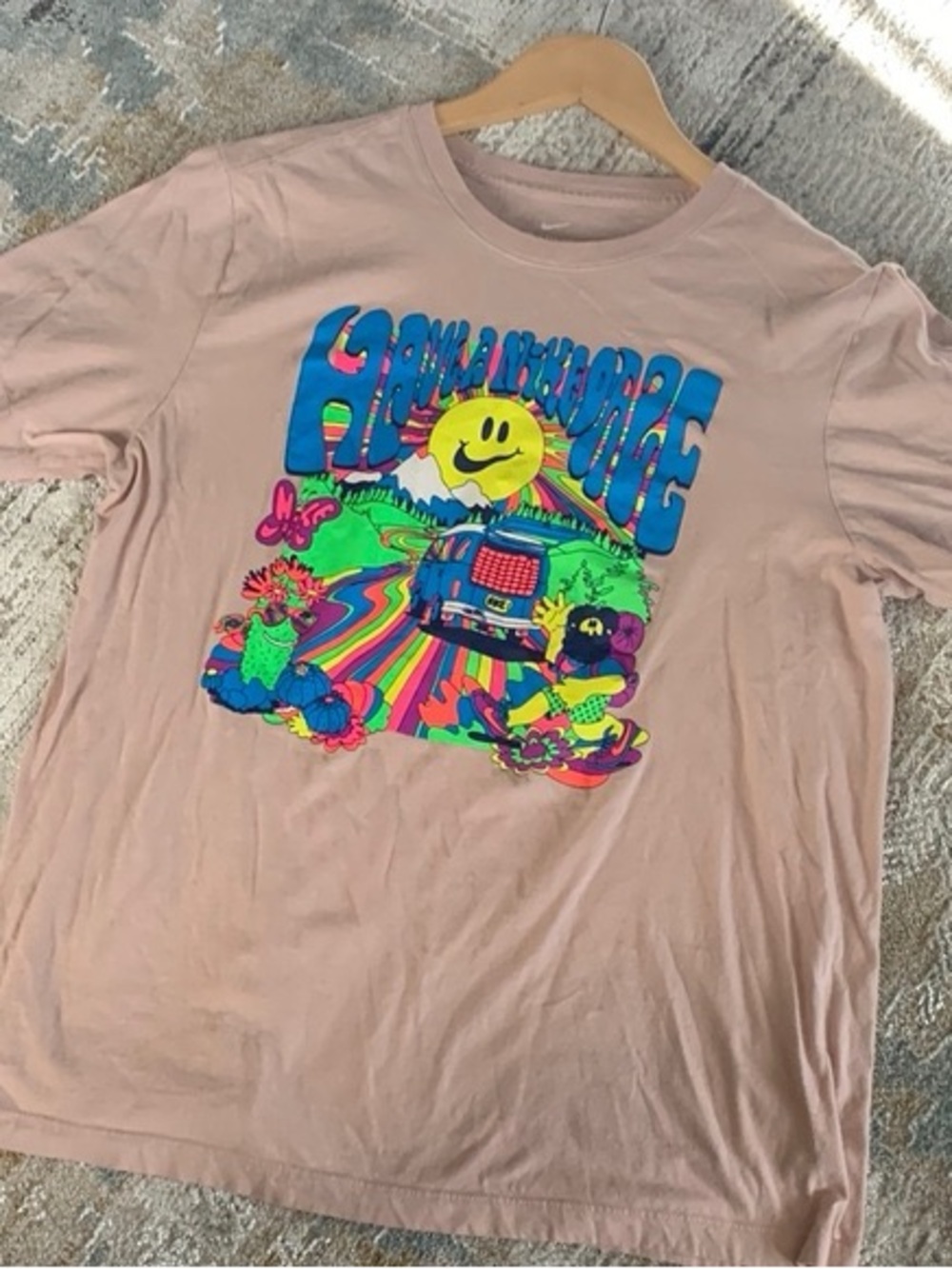 Nike Have A Nike Daze Psychadelic Neon Print Shirt Sz XXL